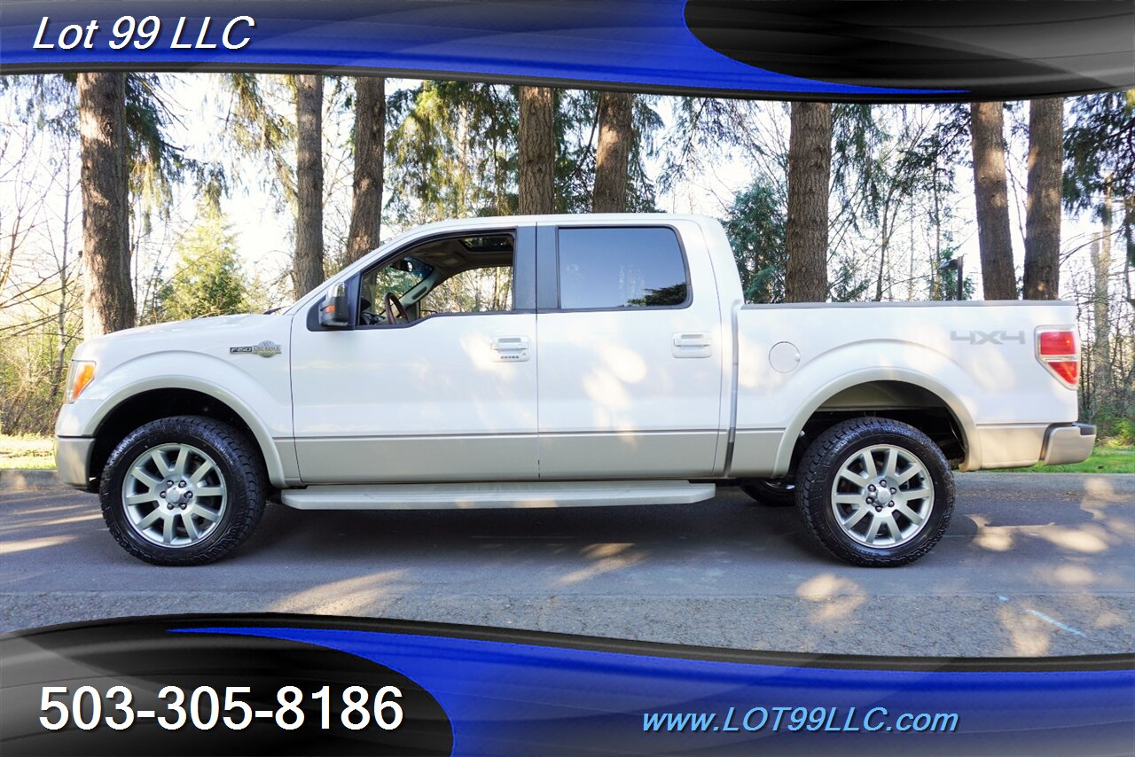 2010 Ford F-150 Lariat King Ranch 4X4 57K V8 Auto Two Tone Paint  Heated AC Leather GPS Moon Roof Newer Tires NO RUST - Photo 1 - Milwaukie, OR 97267