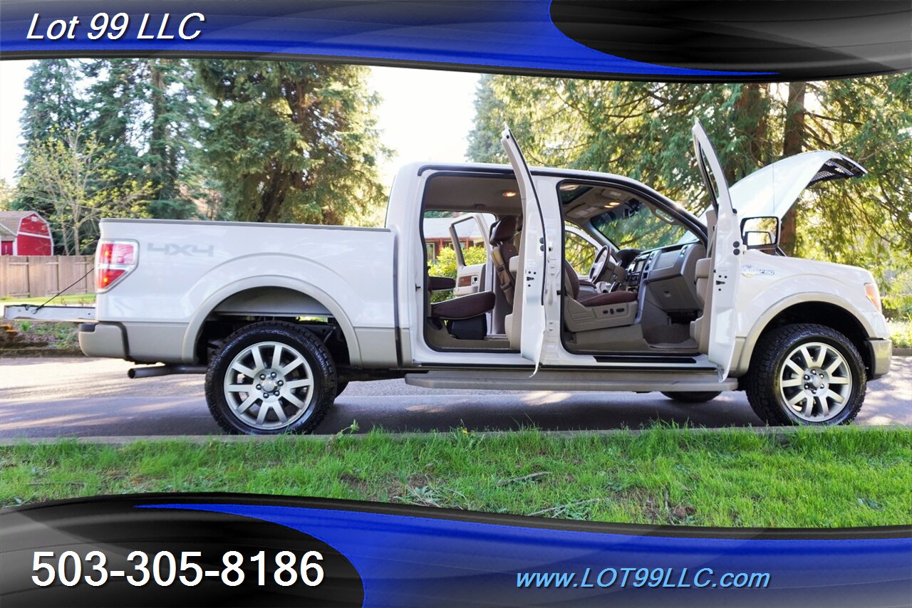 2010 Ford F-150 Lariat King Ranch 4X4 57K V8 Auto Two Tone Paint  Heated AC Leather GPS Moon Roof Newer Tires NO RUST - Photo 30 - Milwaukie, OR 97267