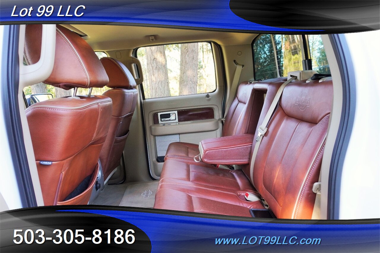 2010 Ford F-150 Lariat King Ranch 4X4 57K V8 Auto Two Tone Paint  Heated AC Leather GPS Moon Roof Newer Tires NO RUST - Photo 14 - Milwaukie, OR 97267