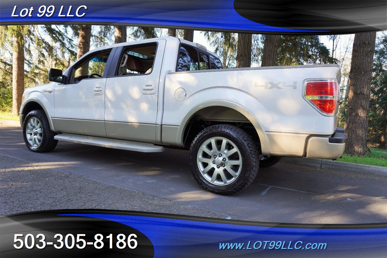 2010 Ford F-150 Lariat King Ranch 4X4 57K V8 Auto Two Tone Paint  Heated AC Leather GPS Moon Roof Newer Tires NO RUST - Photo 11 - Milwaukie, OR 97267