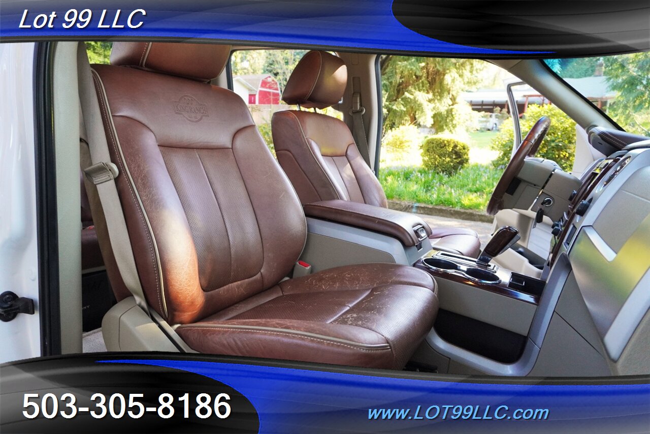 2010 Ford F-150 Lariat King Ranch 4X4 57K V8 Auto Two Tone Paint  Heated AC Leather GPS Moon Roof Newer Tires NO RUST - Photo 19 - Milwaukie, OR 97267