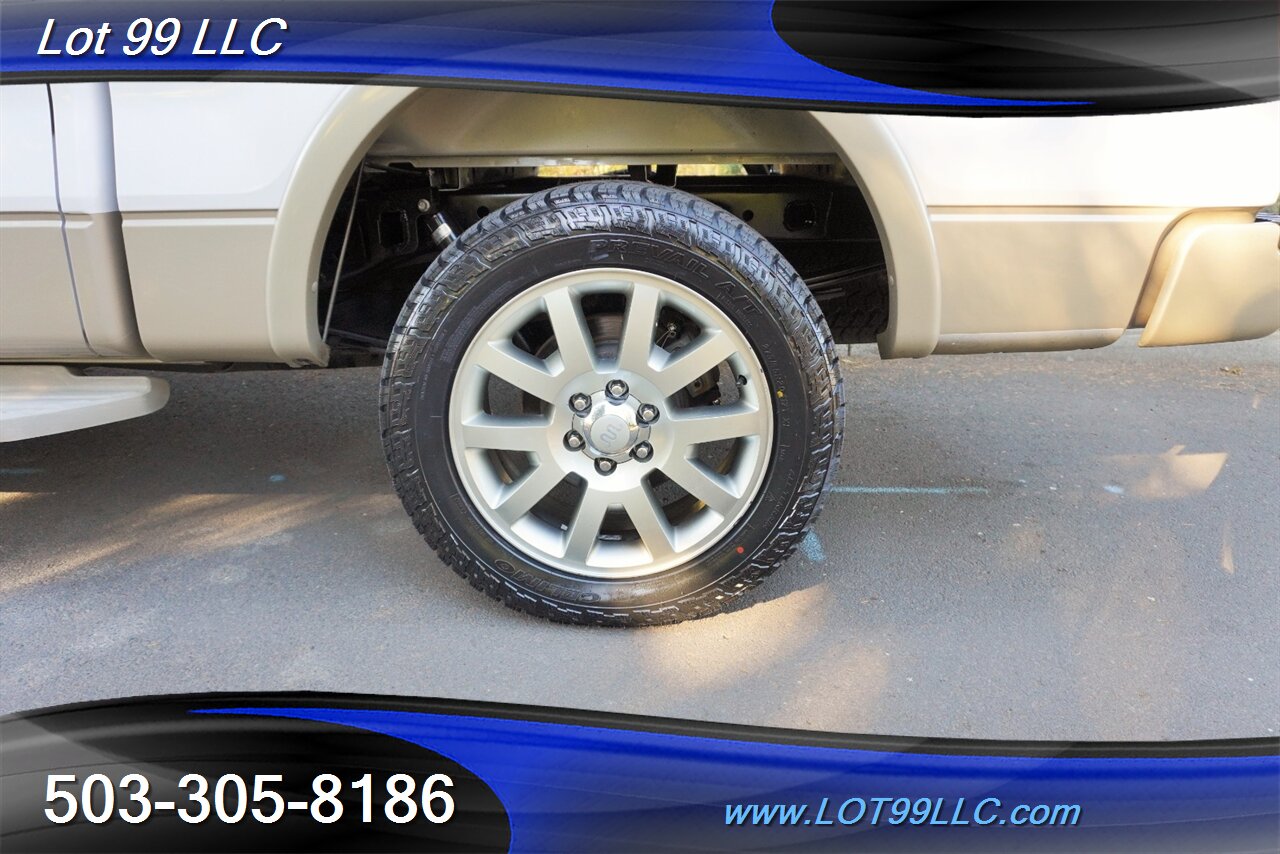 2010 Ford F-150 Lariat King Ranch 4X4 57K V8 Auto Two Tone Paint  Heated AC Leather GPS Moon Roof Newer Tires NO RUST - Photo 39 - Milwaukie, OR 97267