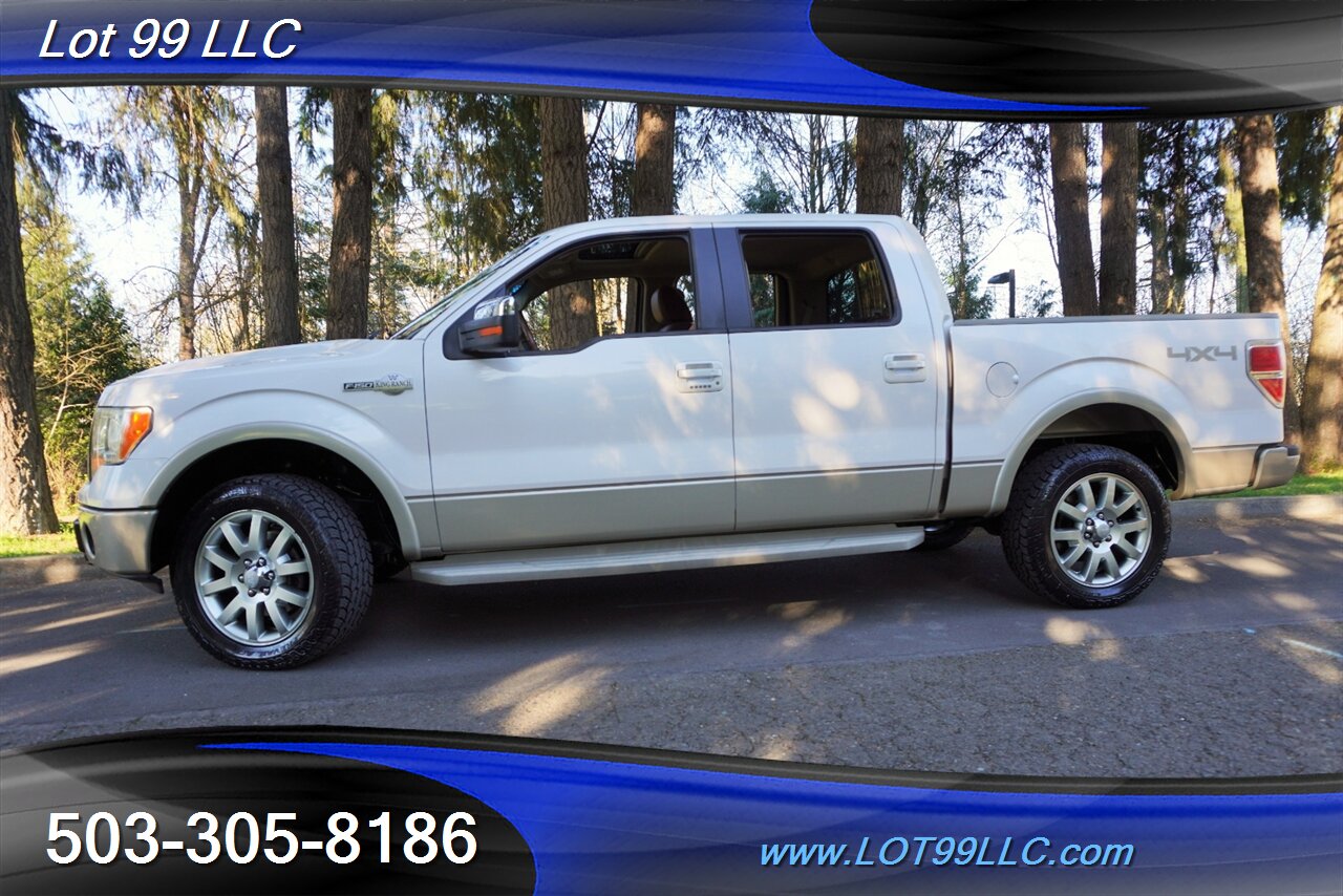 2010 Ford F-150 Lariat King Ranch 4X4 57K V8 Auto Two Tone Paint  Heated AC Leather GPS Moon Roof Newer Tires NO RUST - Photo 5 - Milwaukie, OR 97267