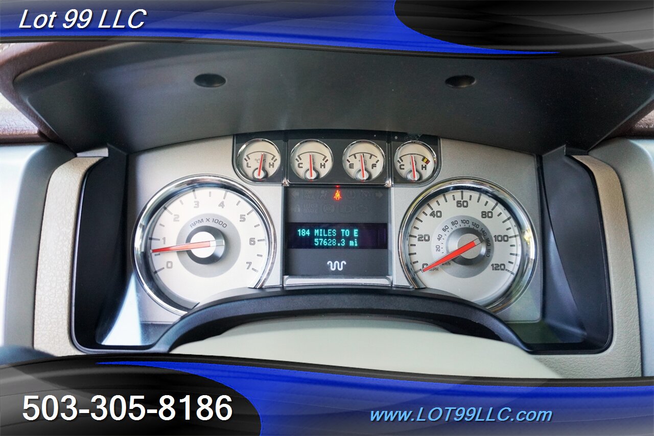 2010 Ford F-150 Lariat King Ranch 4X4 57K V8 Auto Two Tone Paint  Heated AC Leather GPS Moon Roof Newer Tires NO RUST - Photo 42 - Milwaukie, OR 97267