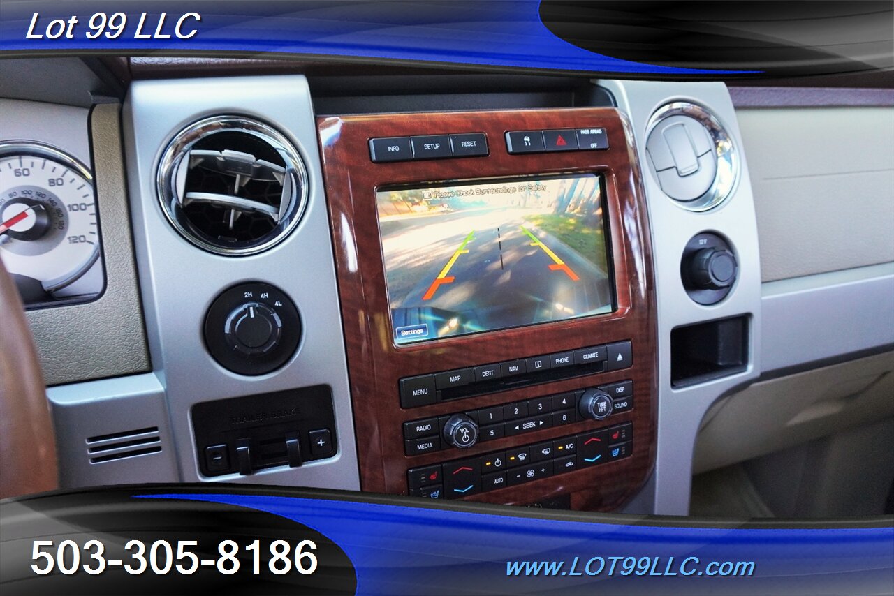 2010 Ford F-150 Lariat King Ranch 4X4 57K V8 Auto Two Tone Paint  Heated AC Leather GPS Moon Roof Newer Tires NO RUST - Photo 43 - Milwaukie, OR 97267