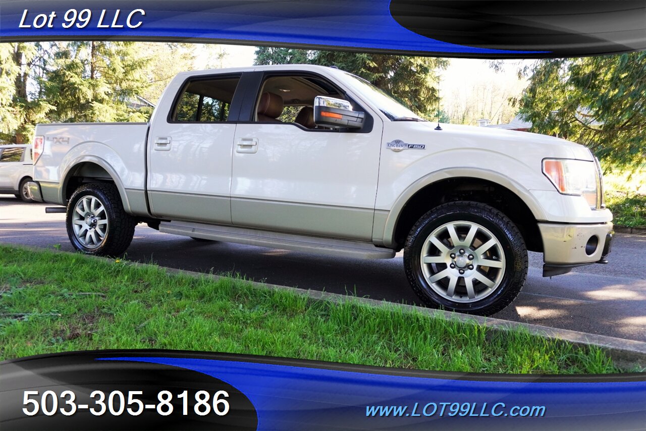 2010 Ford F-150 Lariat King Ranch 4X4 57K V8 Auto Two Tone Paint  Heated AC Leather GPS Moon Roof Newer Tires NO RUST - Photo 7 - Milwaukie, OR 97267