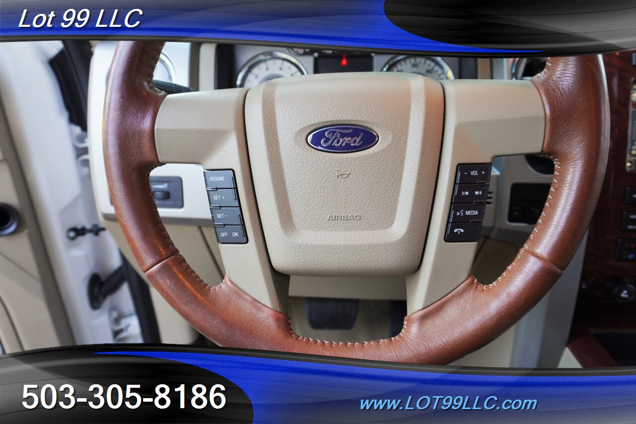 2010 Ford F-150 Lariat King Ranch 4X4 57K V8 Auto Two Tone Paint  Heated AC Leather GPS Moon Roof Newer Tires NO RUST - Photo 25 - Milwaukie, OR 97267