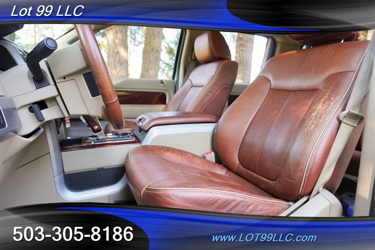 2010 Ford F-150 Lariat King Ranch 4X4 57K V8 Auto Two Tone Paint  Heated AC Leather GPS Moon Roof Newer Tires NO RUST - Photo 13 - Milwaukie, OR 97267
