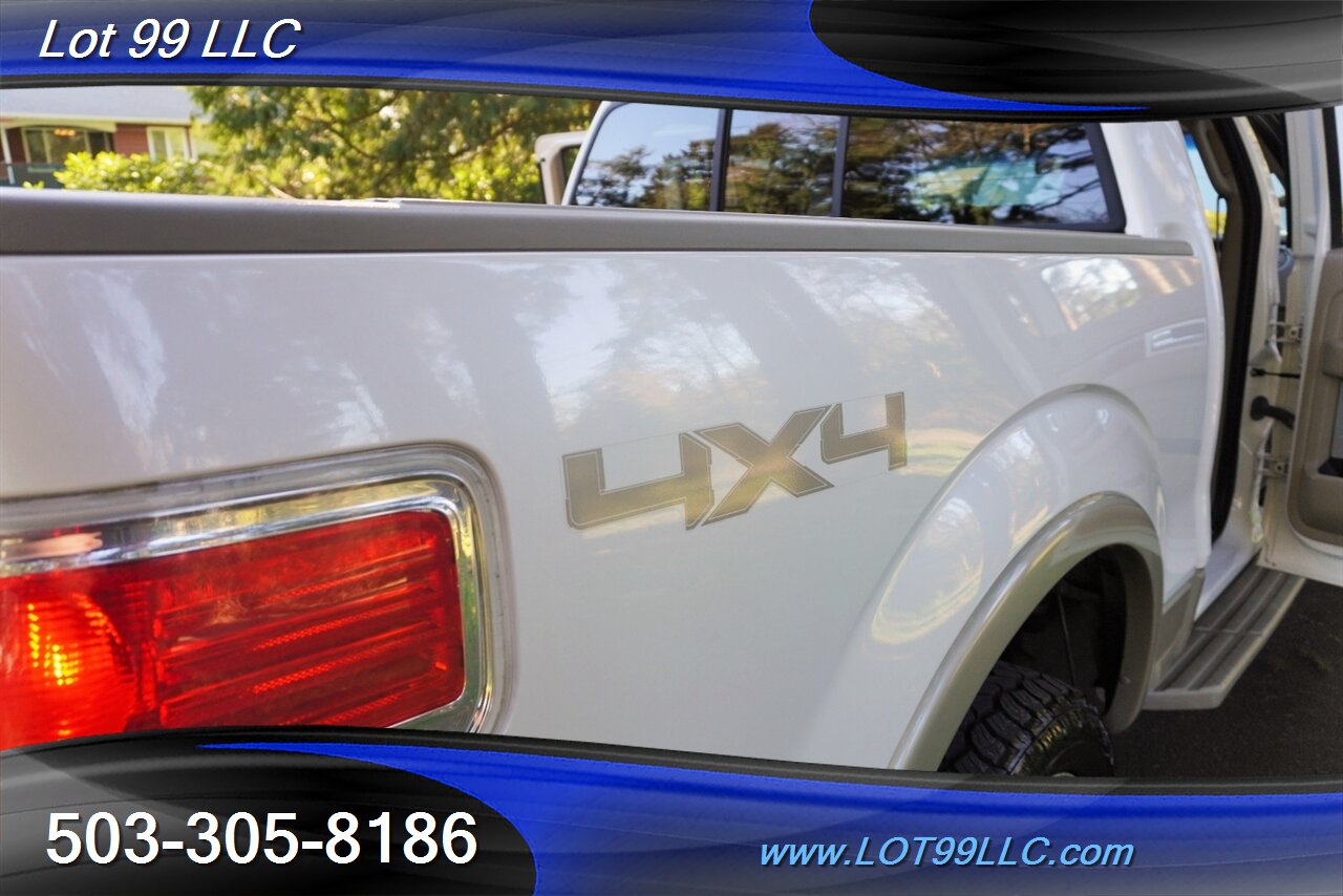 2010 Ford F-150 Lariat King Ranch 4X4 57K V8 Auto Two Tone Paint  Heated AC Leather GPS Moon Roof Newer Tires NO RUST - Photo 35 - Milwaukie, OR 97267