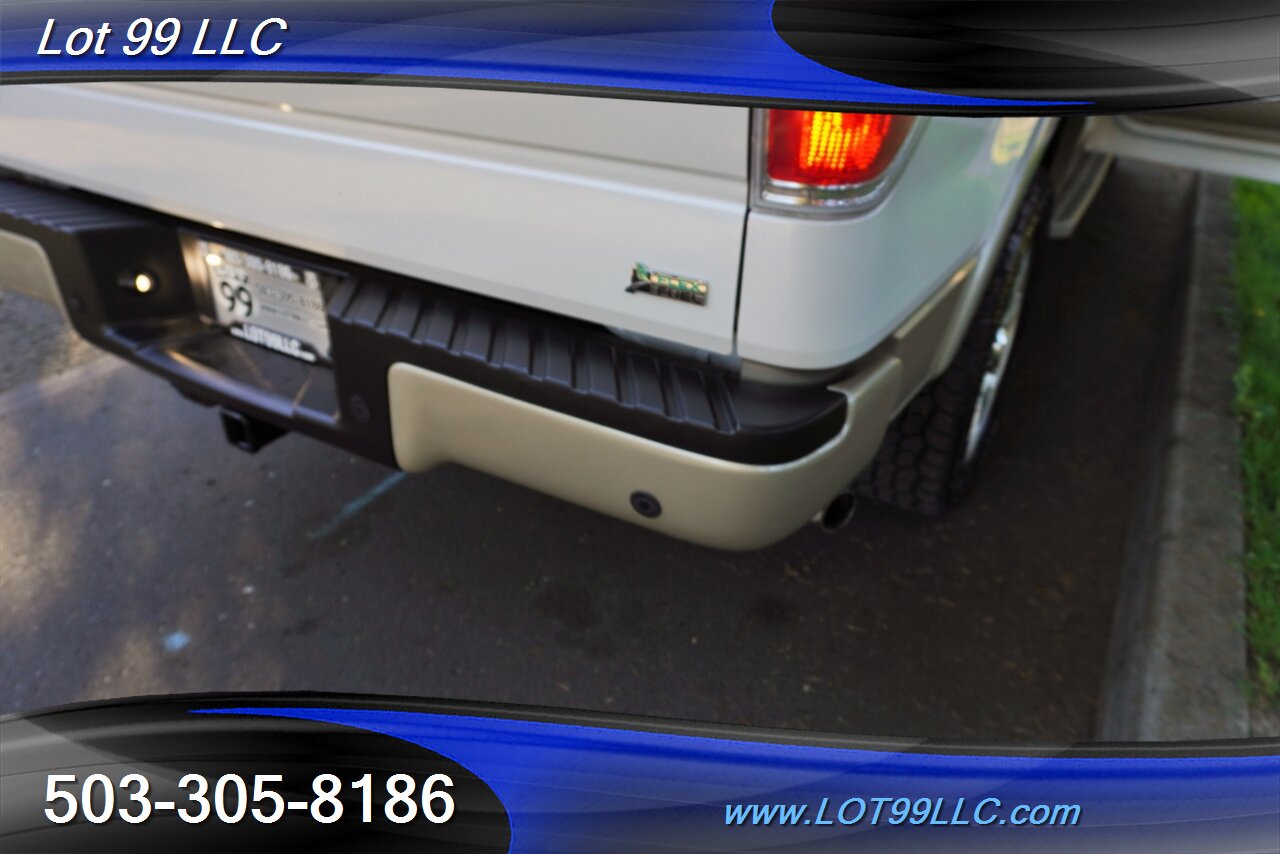 2010 Ford F-150 Lariat King Ranch 4X4 57K V8 Auto Two Tone Paint  Heated AC Leather GPS Moon Roof Newer Tires NO RUST - Photo 34 - Milwaukie, OR 97267