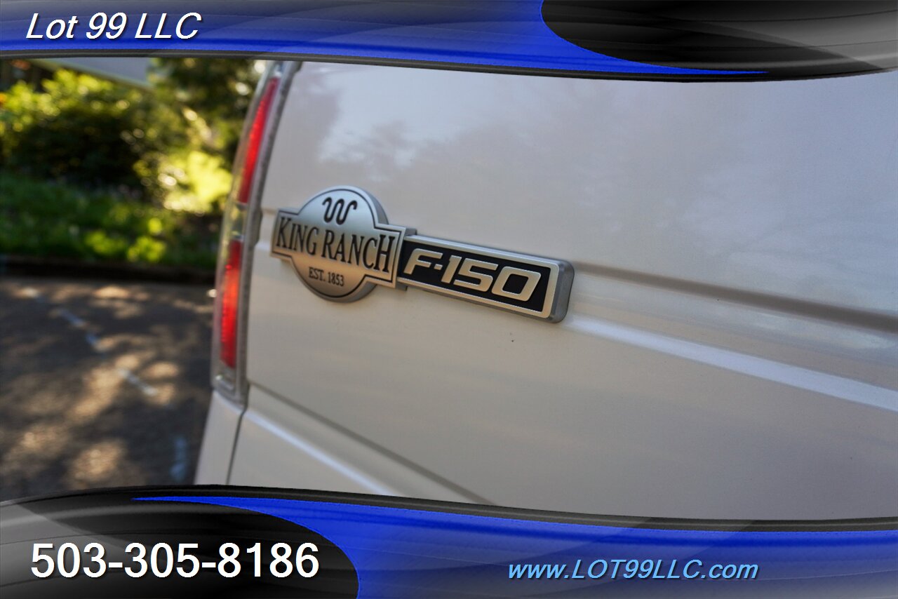 2010 Ford F-150 Lariat King Ranch 4X4 57K V8 Auto Two Tone Paint  Heated AC Leather GPS Moon Roof Newer Tires NO RUST - Photo 32 - Milwaukie, OR 97267