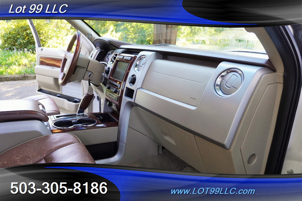 2010 Ford F-150 Lariat King Ranch 4X4 57K V8 Auto Two Tone Paint  Heated AC Leather GPS Moon Roof Newer Tires NO RUST - Photo 18 - Milwaukie, OR 97267
