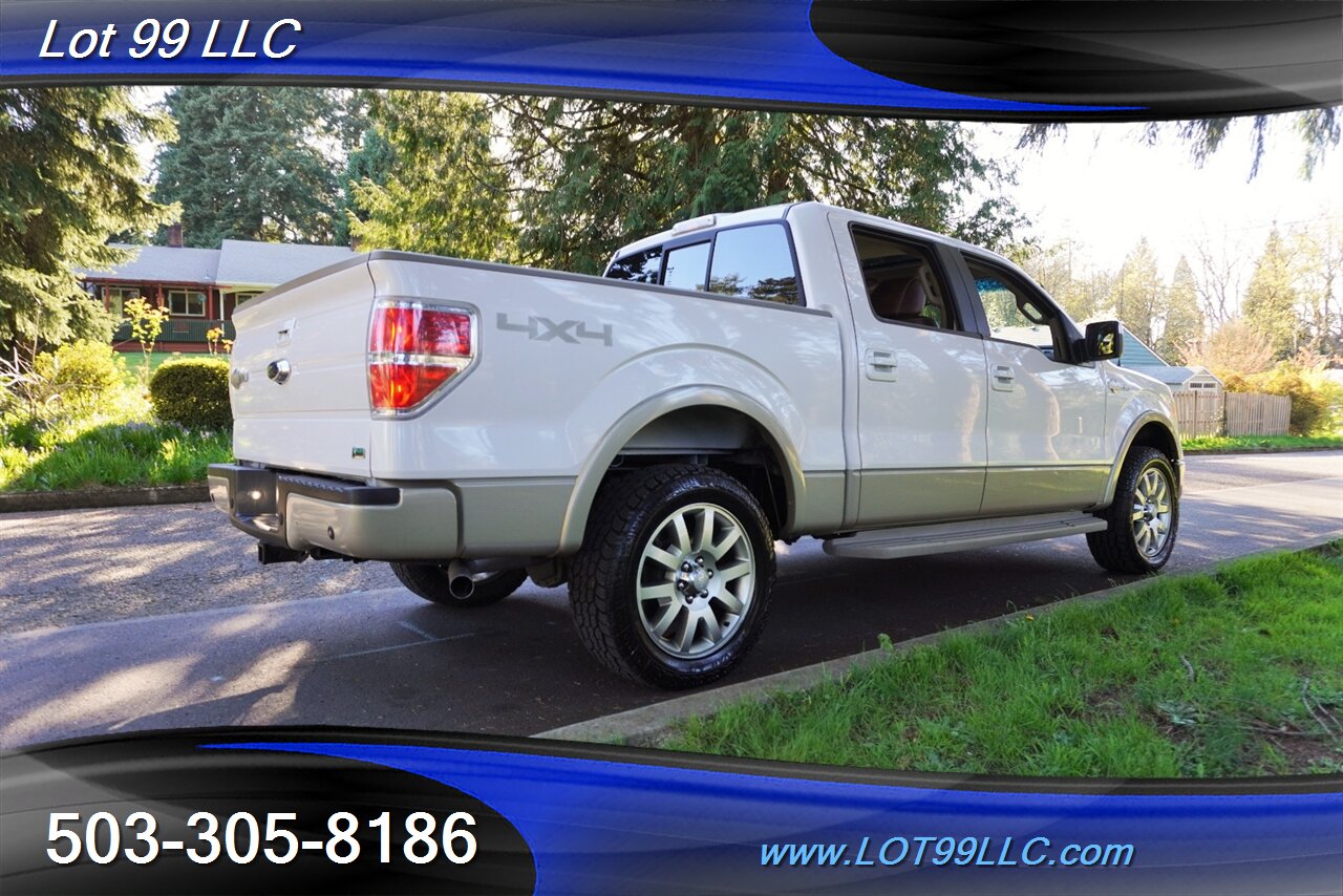 2010 Ford F-150 Lariat King Ranch 4X4 57K V8 Auto Two Tone Paint  Heated AC Leather GPS Moon Roof Newer Tires NO RUST - Photo 9 - Milwaukie, OR 97267