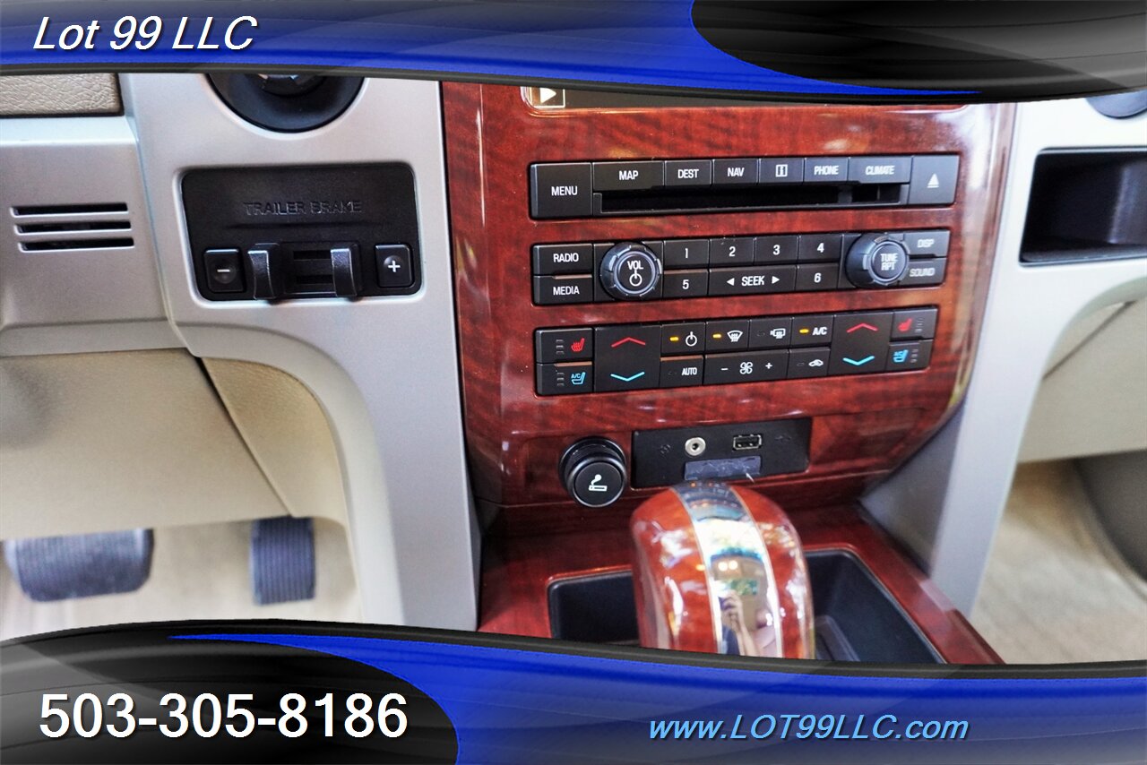 2010 Ford F-150 Lariat King Ranch 4X4 57K V8 Auto Two Tone Paint  Heated AC Leather GPS Moon Roof Newer Tires NO RUST - Photo 23 - Milwaukie, OR 97267