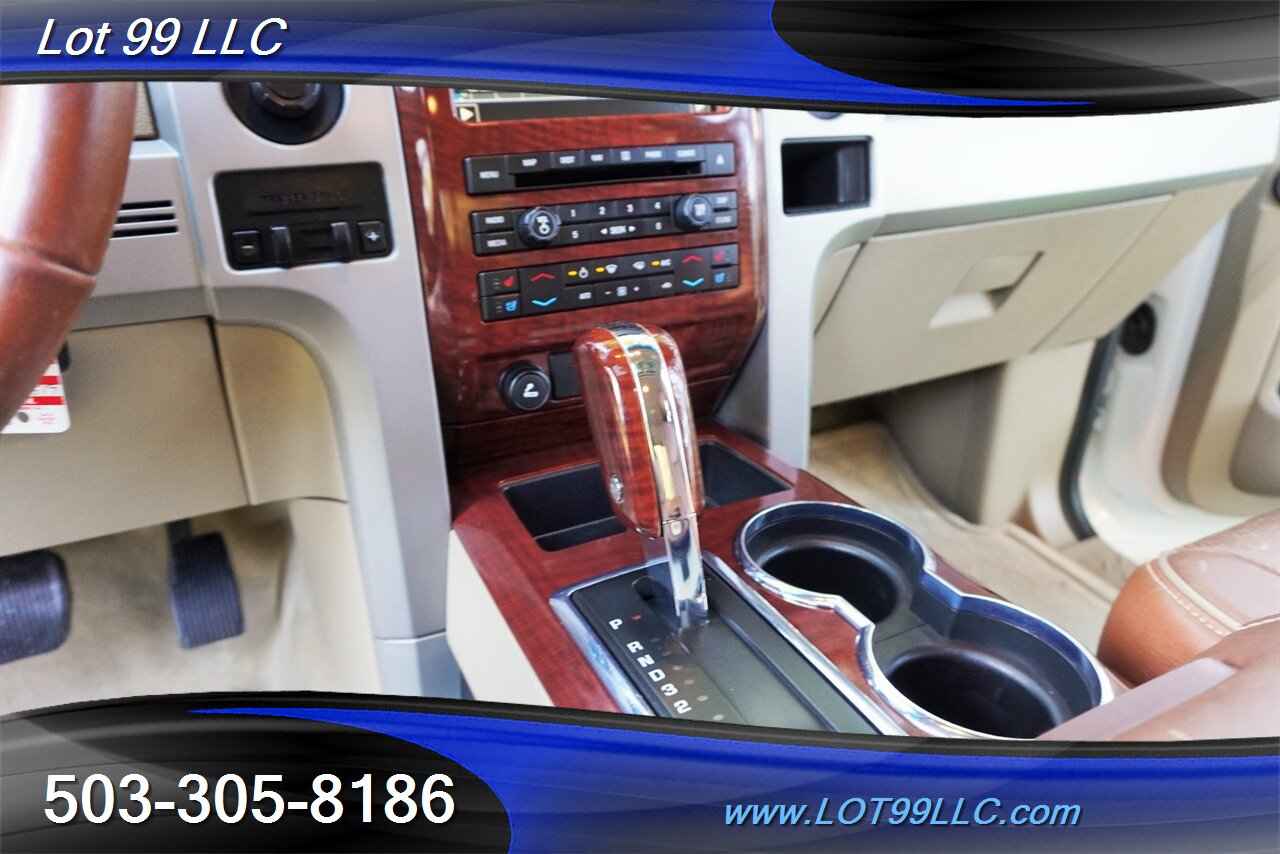 2010 Ford F-150 Lariat King Ranch 4X4 57K V8 Auto Two Tone Paint  Heated AC Leather GPS Moon Roof Newer Tires NO RUST - Photo 22 - Milwaukie, OR 97267