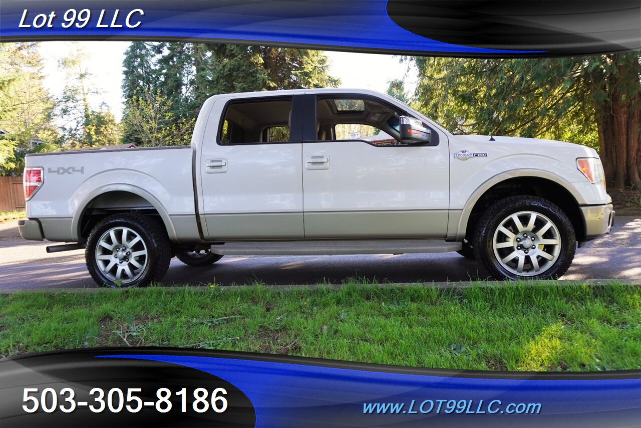 2010 Ford F-150 Lariat King Ranch 4X4 57K V8 Auto Two Tone Paint  Heated AC Leather GPS Moon Roof Newer Tires NO RUST - Photo 8 - Milwaukie, OR 97267