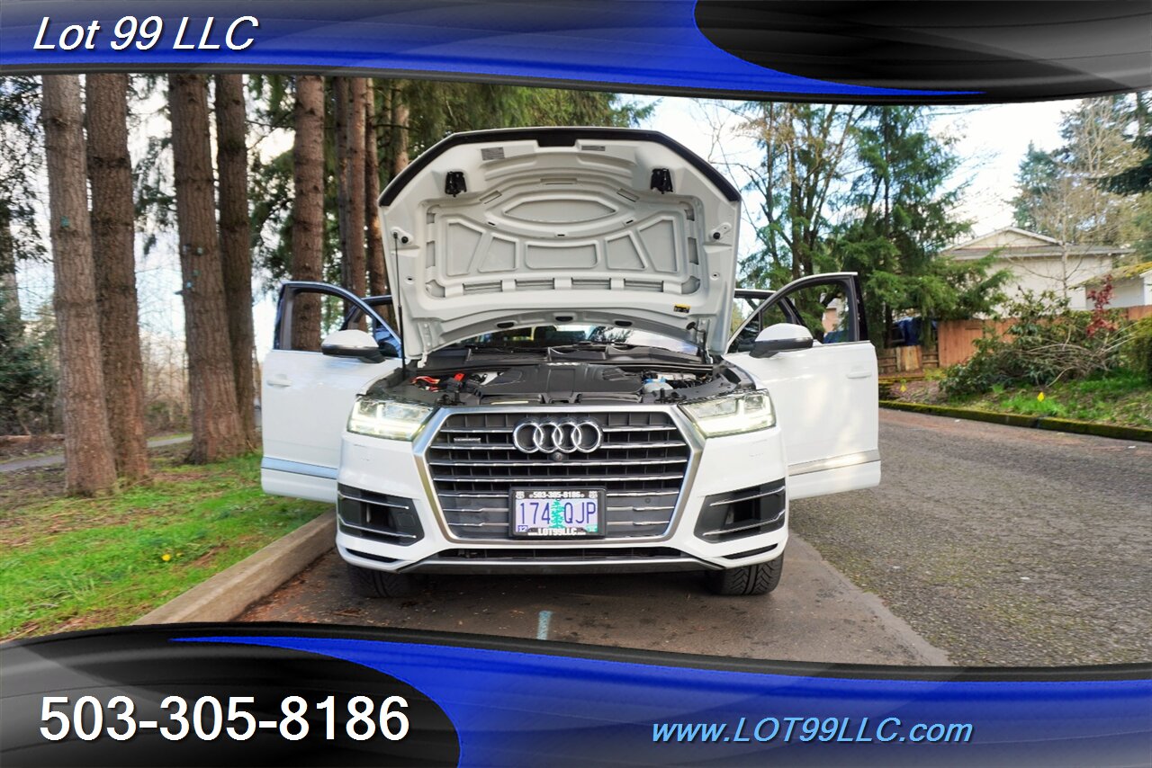 2017 Audi Q7 3.0T quattro Prestige AWD V6 3.0L Supercharged Heated Leather Pano Roof GPS 3 ROW Seating 2 OWNERS - Photo 28 - Milwaukie, OR 97267