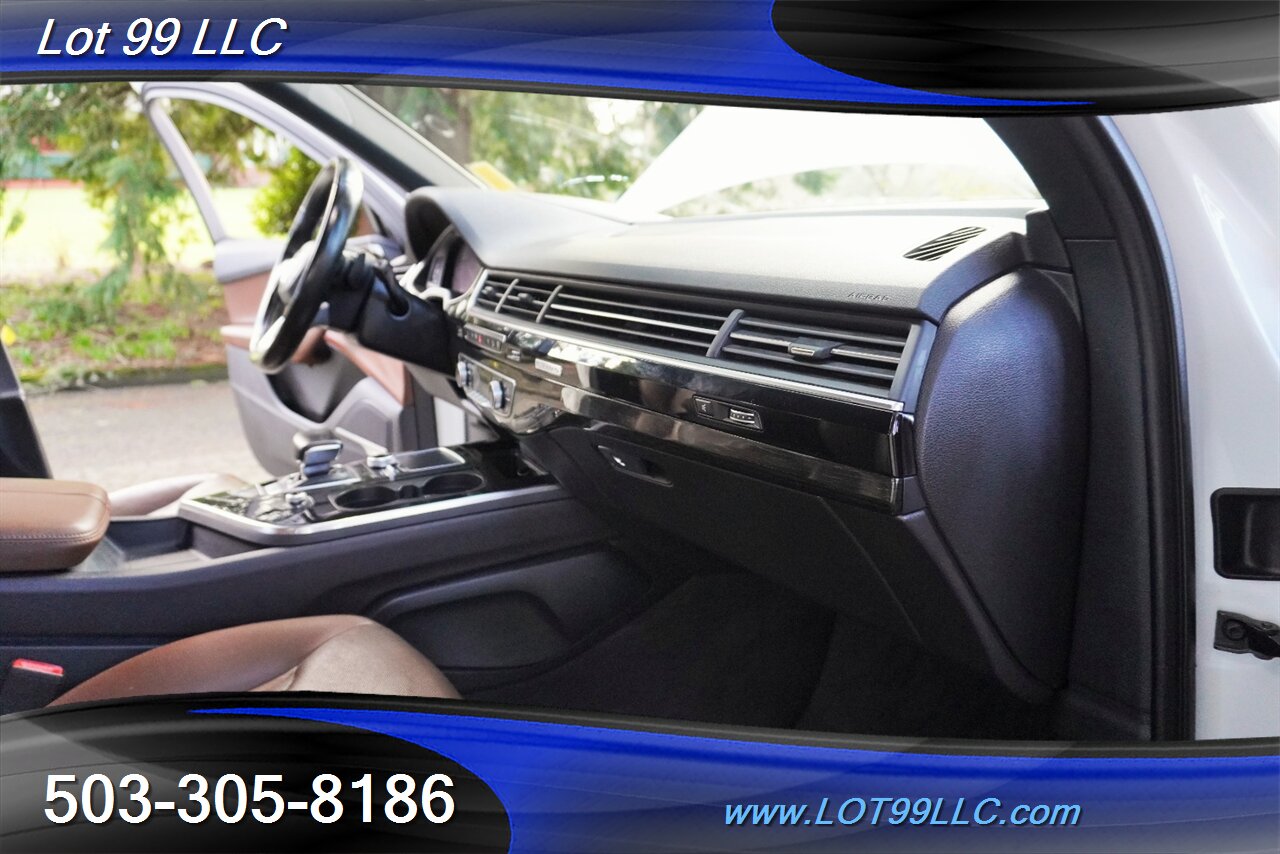 2017 Audi Q7 3.0T quattro Prestige AWD V6 3.0L Supercharged Heated Leather Pano Roof GPS 3 ROW Seating 2 OWNERS - Photo 17 - Milwaukie, OR 97267