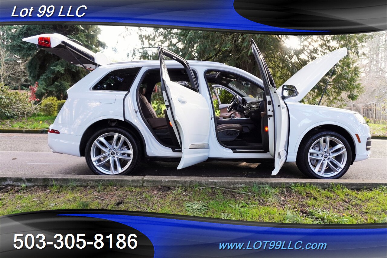 2017 Audi Q7 3.0T quattro Prestige AWD V6 3.0L Supercharged Heated Leather Pano Roof GPS 3 ROW Seating 2 OWNERS - Photo 29 - Milwaukie, OR 97267