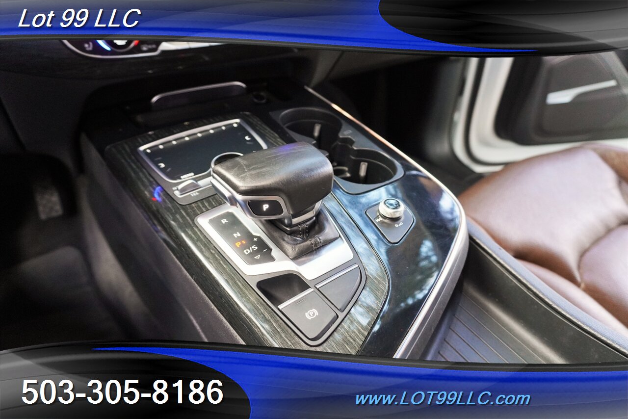 2017 Audi Q7 3.0T quattro Prestige AWD V6 3.0L Supercharged Heated Leather Pano Roof GPS 3 ROW Seating 2 OWNERS - Photo 21 - Milwaukie, OR 97267