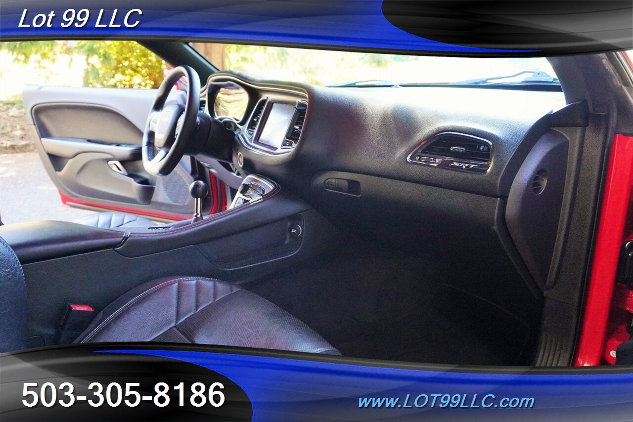 2015 Dodge Challenger SRT Hellcat Coupe 40K V8 6.2L SUPERCHARGED 707HP 6 Speed Manual ** NEW CLUTCH ** 20 Wheels Newer Tires - Photo 15 - Milwaukie, OR 97267