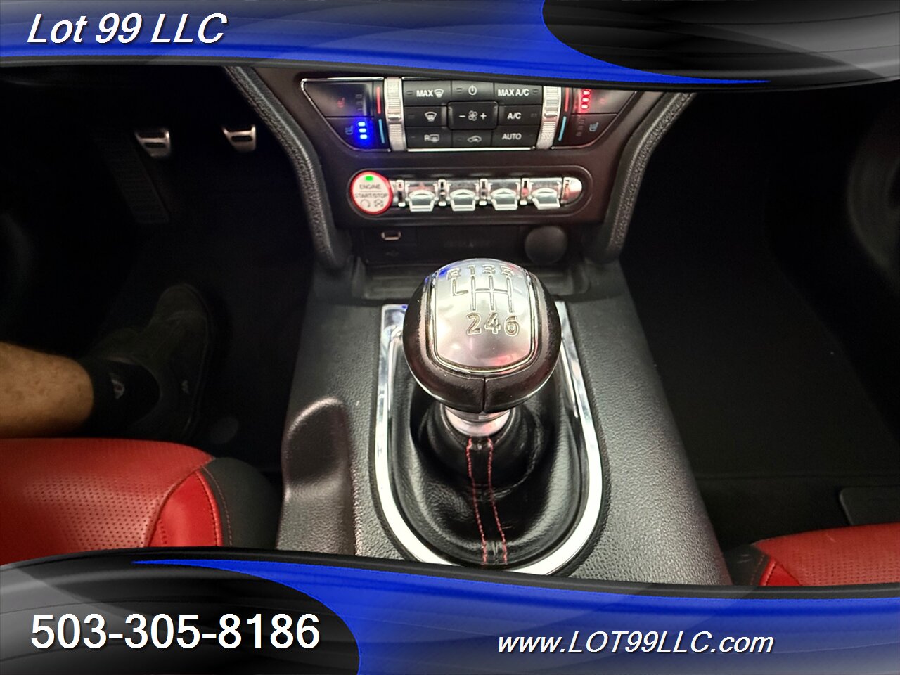 2015 Ford Mustang GT Premium 76k Track Pack 6 Speed 5.0L V8 435hp Htd-Cld Red/Black Leather Navi Cam Brembo - Photo 13 - Milwaukie, OR 97267