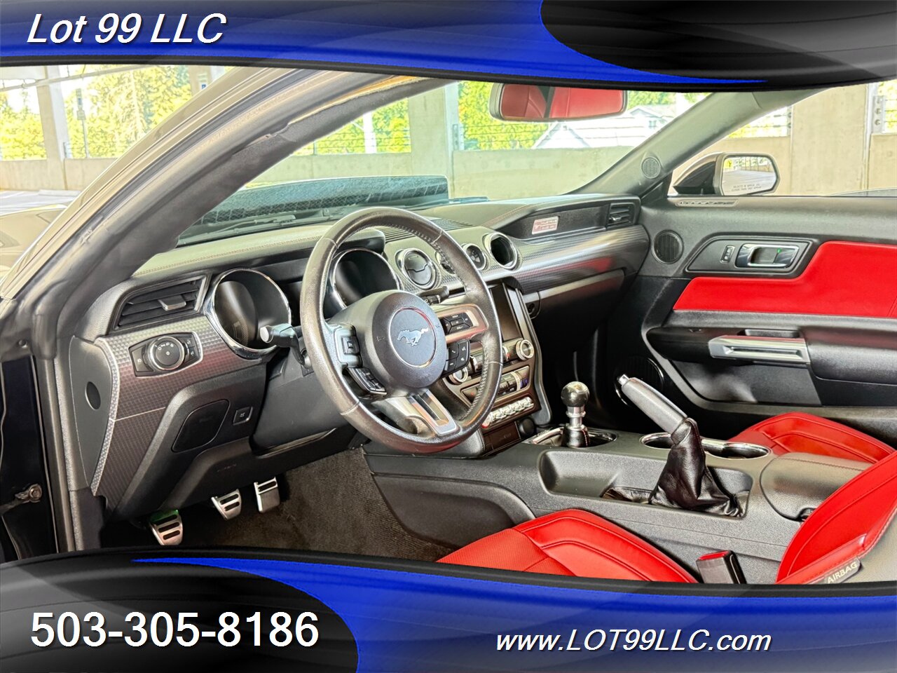 2015 Ford Mustang GT Premium 76k Track Pack 6 Speed 5.0L V8 435hp Htd-Cld Red/Black Leather Navi Cam Brembo - Photo 34 - Milwaukie, OR 97267