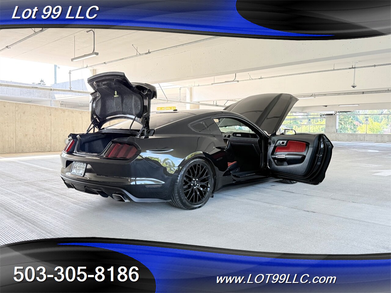 2015 Ford Mustang GT Premium 76k Track Pack 6 Speed 5.0L V8 435hp Htd-Cld Red/Black Leather Navi Cam Brembo - Photo 28 - Milwaukie, OR 97267