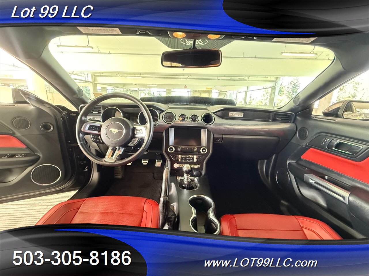 2015 Ford Mustang GT Premium 76k Track Pack 6 Speed 5.0L V8 435hp Htd-Cld Red/Black Leather Navi Cam Brembo - Photo 10 - Milwaukie, OR 97267