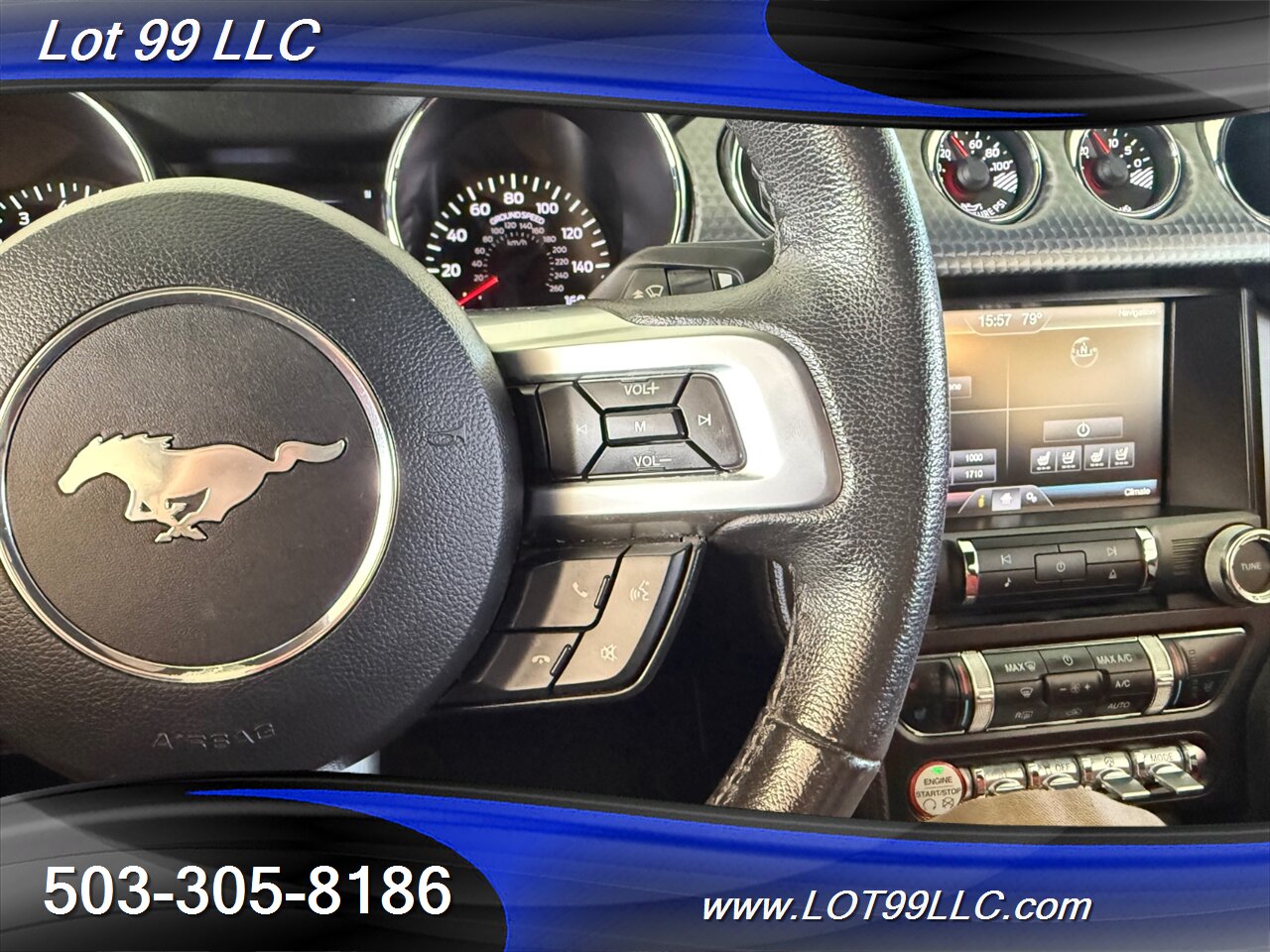 2015 Ford Mustang GT Premium 76k Track Pack 6 Speed 5.0L V8 435hp Htd-Cld Red/Black Leather Navi Cam Brembo - Photo 37 - Milwaukie, OR 97267