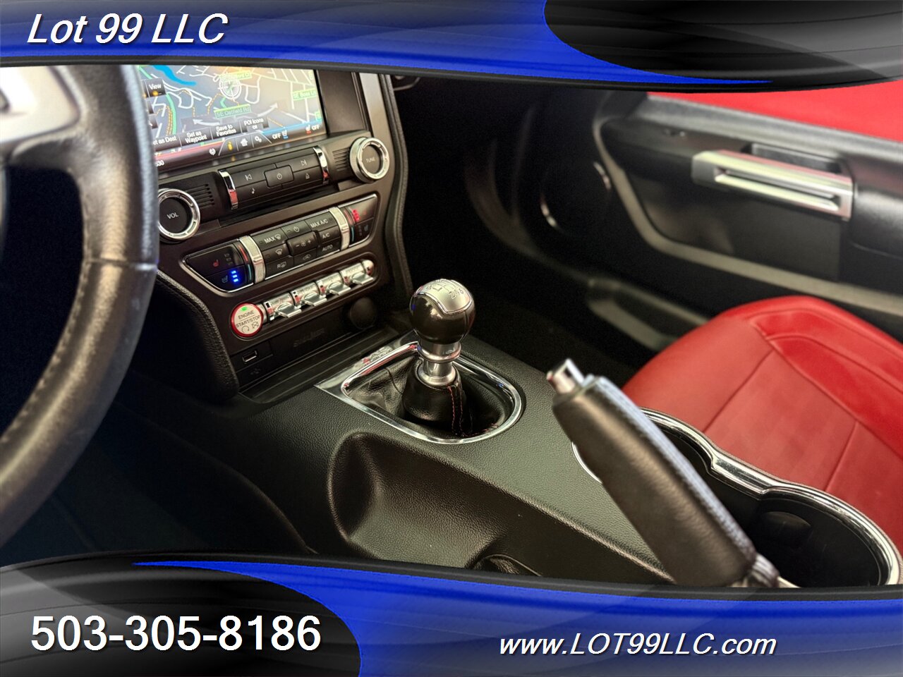 2015 Ford Mustang GT Premium 76k Track Pack 6 Speed 5.0L V8 435hp Htd-Cld Red/Black Leather Navi Cam Brembo - Photo 12 - Milwaukie, OR 97267