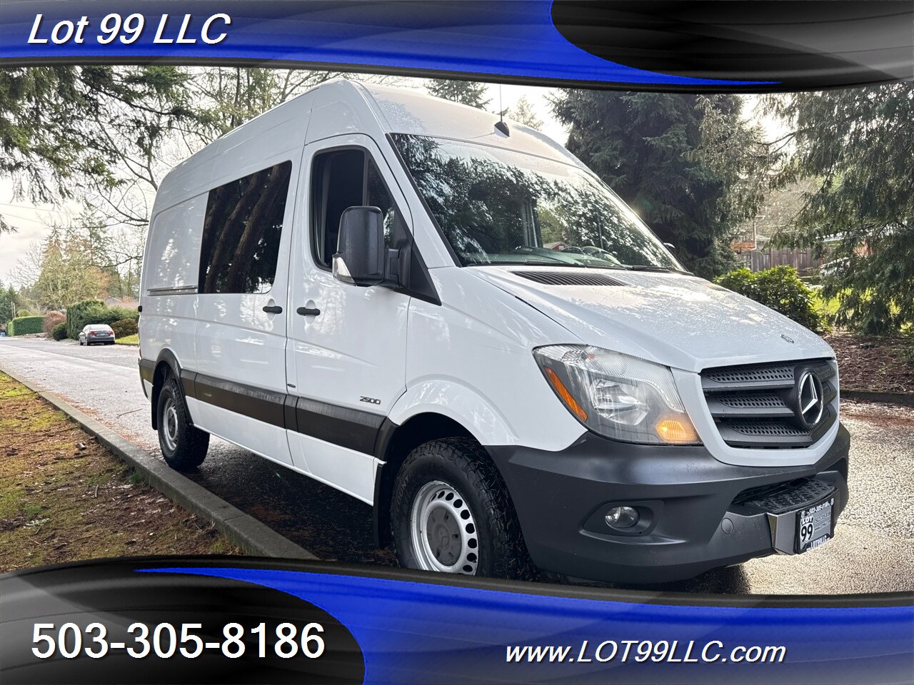 2014 Mercedes-Benz Sprinter 2500 CREW High Roof 119k 5 Pass Diesel Cargo Van   - Photo 5 - Milwaukie, OR 97267