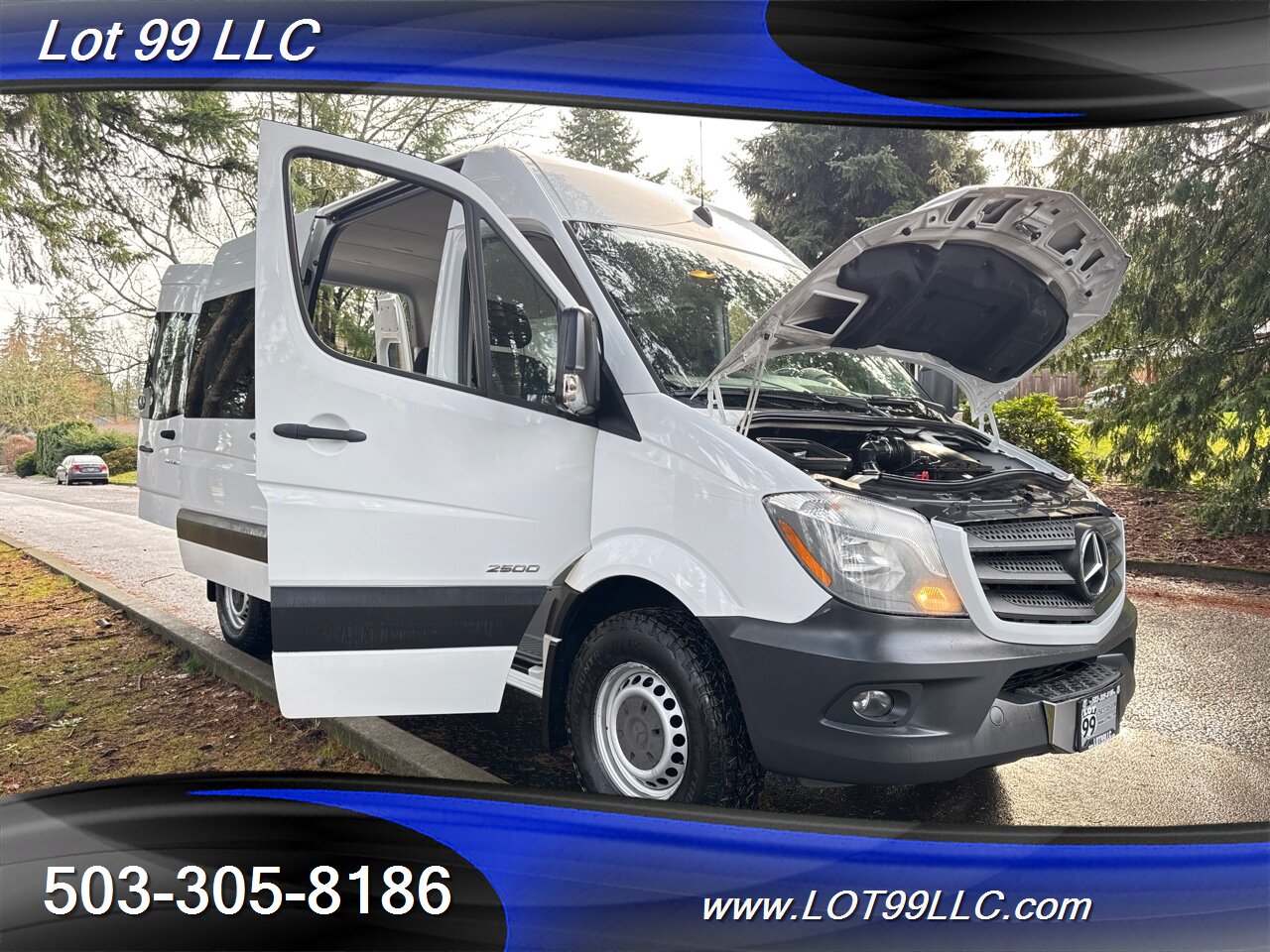 2014 Mercedes-Benz Sprinter 2500 CREW High Roof 119k 5 Pass Diesel Cargo Van   - Photo 38 - Milwaukie, OR 97267