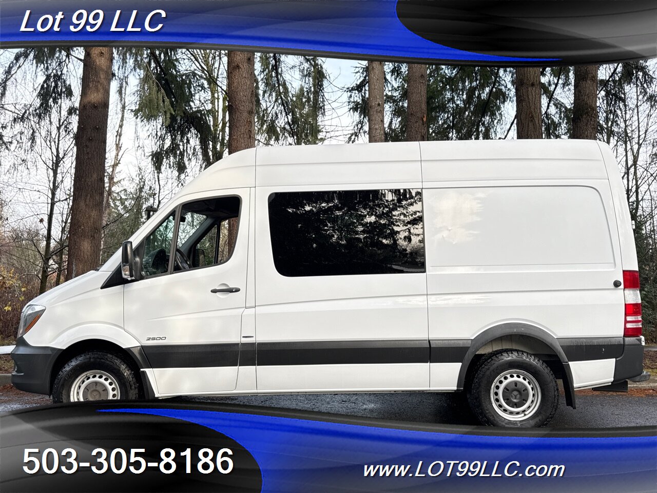 2014 Mercedes-Benz Sprinter 2500 CREW High Roof 119k 5 Pass Diesel Cargo Van   - Photo 1 - Milwaukie, OR 97267