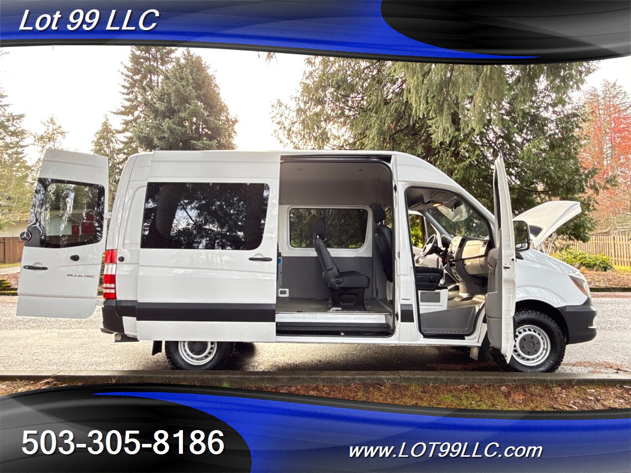 2014 Mercedes-Benz Sprinter 2500 CREW High Roof 119k 5 Pass Diesel Cargo Van   - Photo 19 - Milwaukie, OR 97267