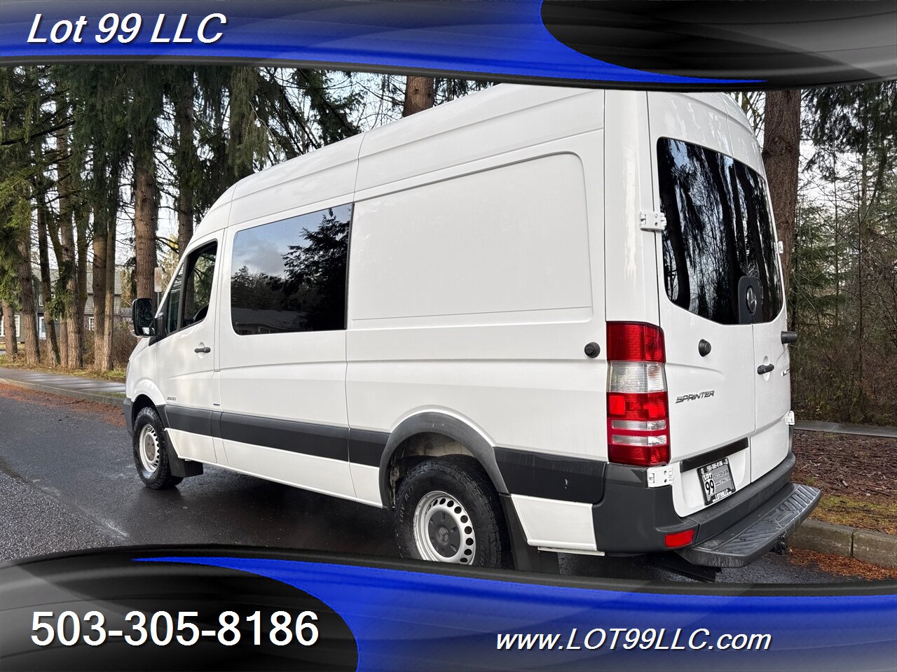 2014 Mercedes-Benz Sprinter 2500 CREW High Roof 119k 5 Pass Diesel Cargo Van   - Photo 9 - Milwaukie, OR 97267