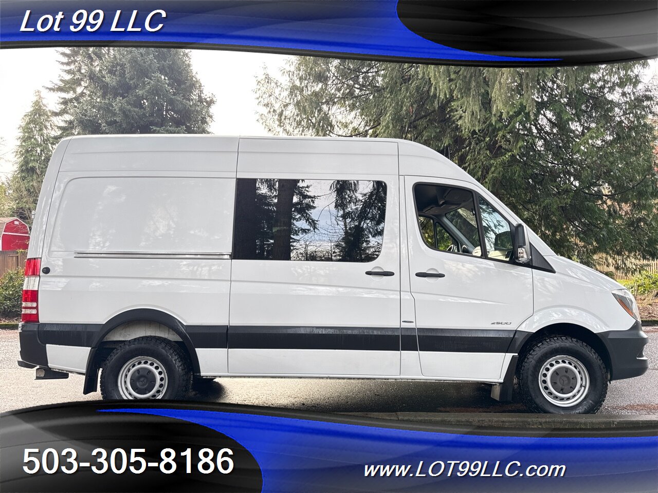 2014 Mercedes-Benz Sprinter 2500 CREW High Roof 119k 5 Pass Diesel Cargo Van   - Photo 6 - Milwaukie, OR 97267