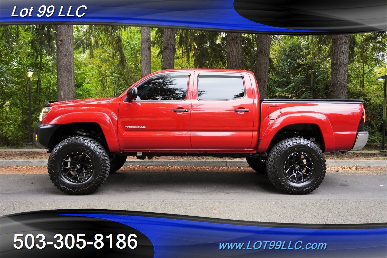 2015 Toyota Tacoma TRD V6 4X4 Double Cab V6 6 Speed Manual LIFTED  BLACK Wheels 33S Tires LED Lights RC SHOCKS - Photo 1 - Milwaukie, OR 97267