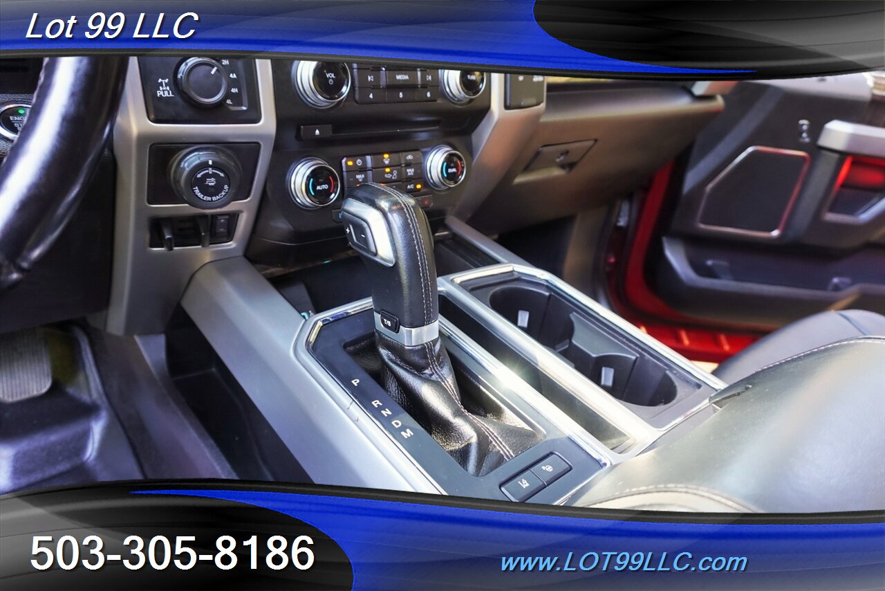 2017 Ford F-150 Platinum 4X4 125K 3.5L ECOBOOST Heated AC Leather  Seats Panr ROOF GPS FOLDING RUNNUNG BOARDS LIFTED 20S 37S NEW TIRES - Photo 27 - Milwaukie, OR 97267