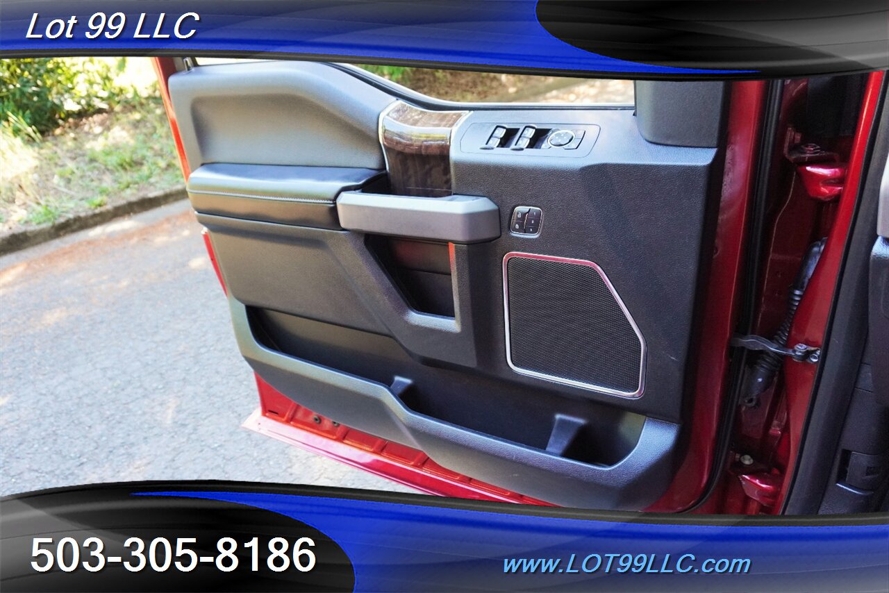 2017 Ford F-150 Platinum 4X4 125K 3.5L ECOBOOST Heated AC Leather  Seats Panr ROOF GPS FOLDING RUNNUNG BOARDS LIFTED 20S 37S NEW TIRES - Photo 23 - Milwaukie, OR 97267