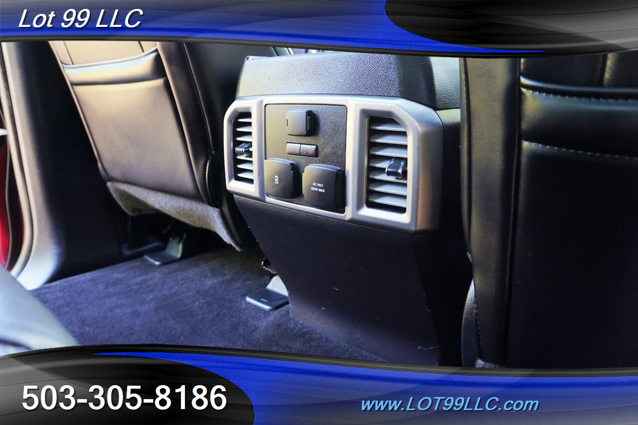 2017 Ford F-150 Platinum 4X4 125K 3.5L ECOBOOST Heated AC Leather  Seats Panr ROOF GPS FOLDING RUNNUNG BOARDS LIFTED 20S 37S NEW TIRES - Photo 21 - Milwaukie, OR 97267