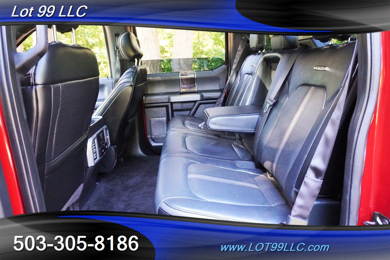 2017 Ford F-150 Platinum 4X4 125K 3.5L ECOBOOST Heated AC Leather  Seats Panr ROOF GPS FOLDING RUNNUNG BOARDS LIFTED 20S 37S NEW TIRES - Photo 15 - Milwaukie, OR 97267