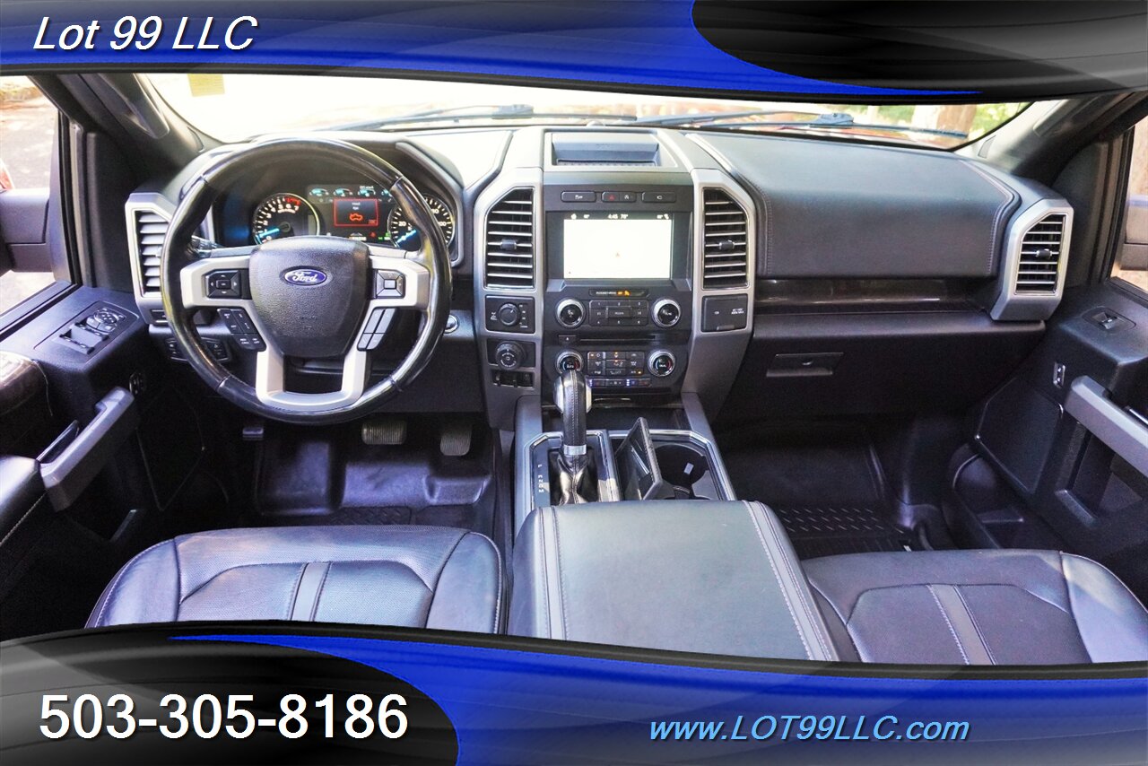 2017 Ford F-150 Platinum 4X4 125K 3.5L ECOBOOST Heated AC Leather  Seats Panr ROOF GPS FOLDING RUNNUNG BOARDS LIFTED 20S 37S NEW TIRES - Photo 2 - Milwaukie, OR 97267