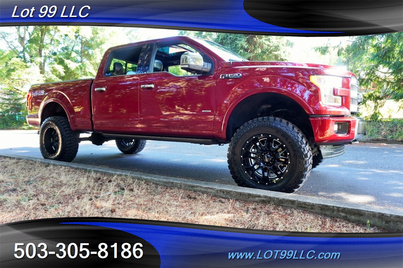 2017 Ford F-150 Platinum 4X4 125K 3.5L ECOBOOST Heated AC Leather  Seats Panr ROOF GPS FOLDING RUNNUNG BOARDS LIFTED 20S 37S NEW TIRES - Photo 7 - Milwaukie, OR 97267