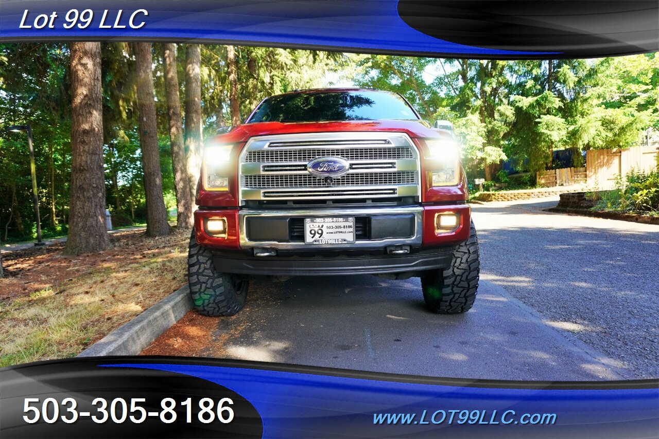 2017 Ford F-150 Platinum 4X4 125K 3.5L ECOBOOST Heated AC Leather  Seats Panr ROOF GPS FOLDING RUNNUNG BOARDS LIFTED 20S 37S NEW TIRES - Photo 6 - Milwaukie, OR 97267