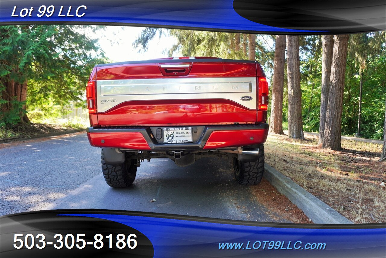 2017 Ford F-150 Platinum 4X4 125K 3.5L ECOBOOST Heated AC Leather  Seats Panr ROOF GPS FOLDING RUNNUNG BOARDS LIFTED 20S 37S NEW TIRES - Photo 10 - Milwaukie, OR 97267