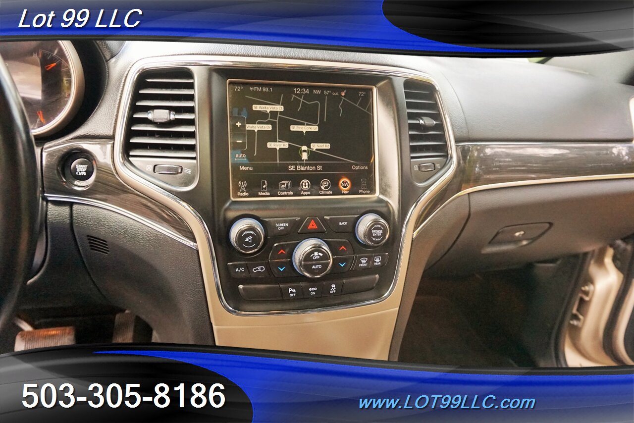 2014 Jeep Grand Cherokee Overland 4X4 V6 GPS Heated Leather Pano 2 OWNERS   - Photo 22 - Milwaukie, OR 97267