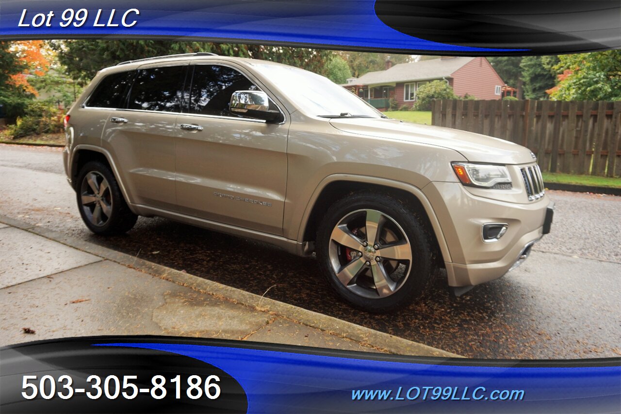 2014 Jeep Grand Cherokee Overland 4X4 V6 GPS Heated Leather Pano 2 OWNERS   - Photo 7 - Milwaukie, OR 97267