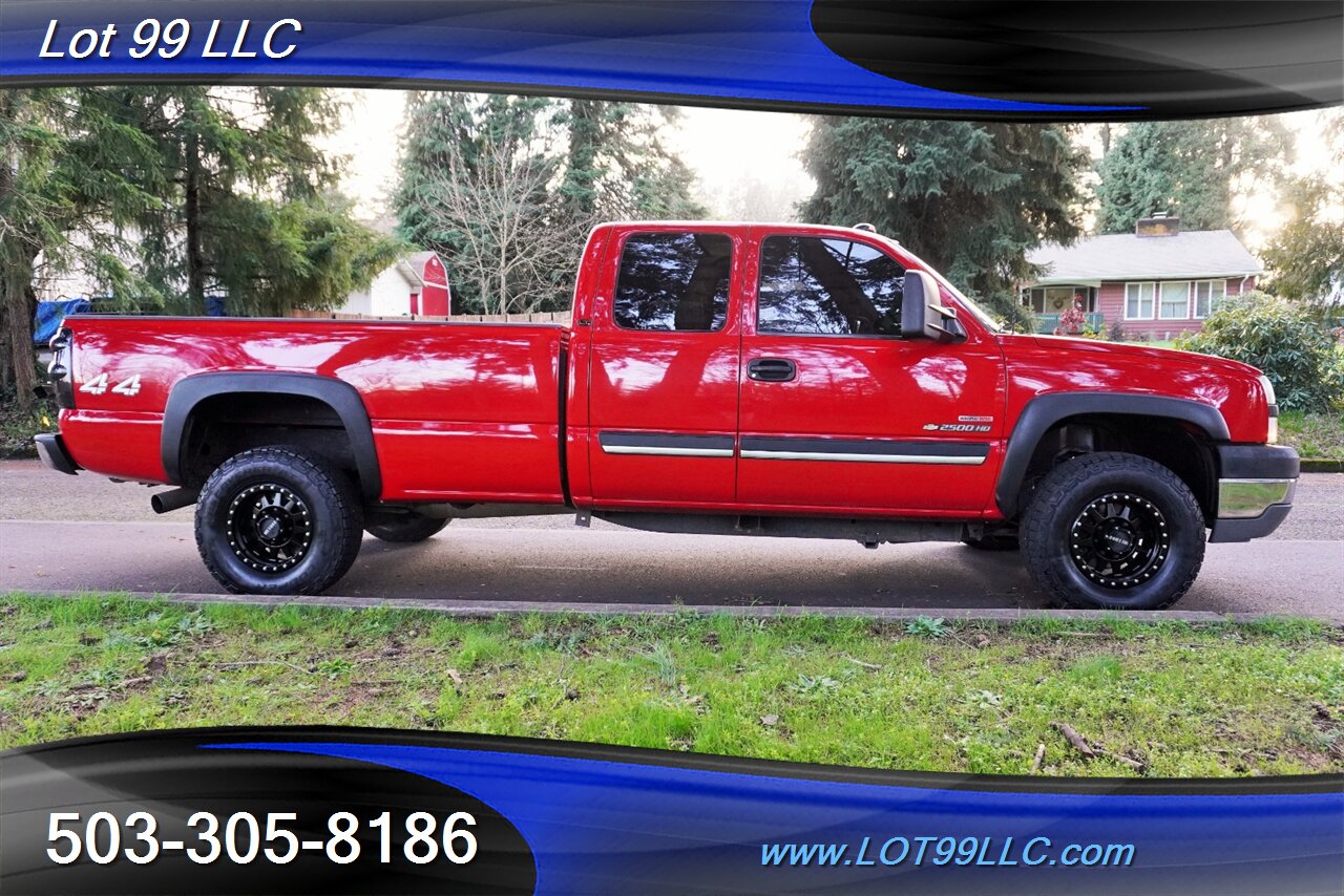 2003 Chevrolet Silverado 2500 HD 4X4 6.6L Duramax Extended Cab Heated Leather  LONG BED Premium Wheels Newer Tires FAST PUMP Exhaust - Photo 8 - Milwaukie, OR 97267