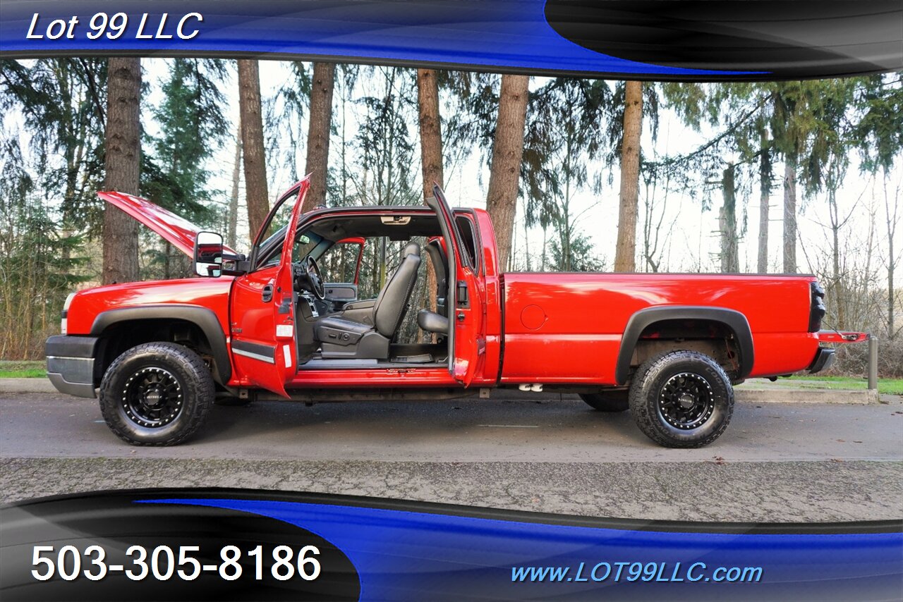2003 Chevrolet Silverado 2500 HD 4X4 6.6L Duramax Extended Cab Heated Leather  LONG BED Premium Wheels Newer Tires FAST PUMP Exhaust - Photo 25 - Milwaukie, OR 97267